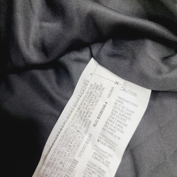 Zara Women's Black Long Sleeve Round Neck Streetwear Faux Leather Jacket Size XS - Picture 9 of 12